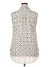Merona Polka Dots Ivory Sleeveless Blouse Size XXL - photo 2