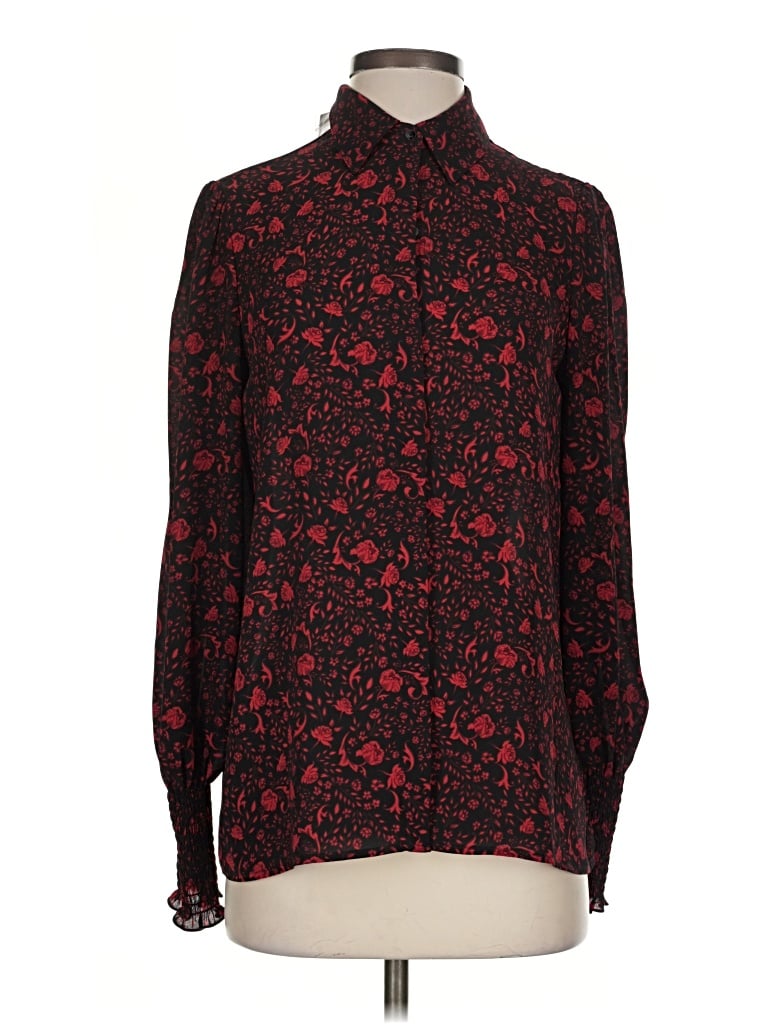 Express Long Sleeve Blouse In Red
