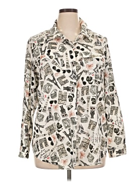 Karl Lagerfeld Paris Long Sleeve Blouse