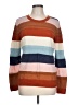 Market and Spruce Stripes Orange Pullover Sweater Size L - photo 1