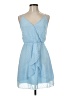 Unbranded 100% Polyester Polka Dots Blue Casual Dress Size M - photo 1