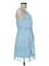 Unbranded 100% Polyester Polka Dots Blue Casual Dress Size M - photo 4