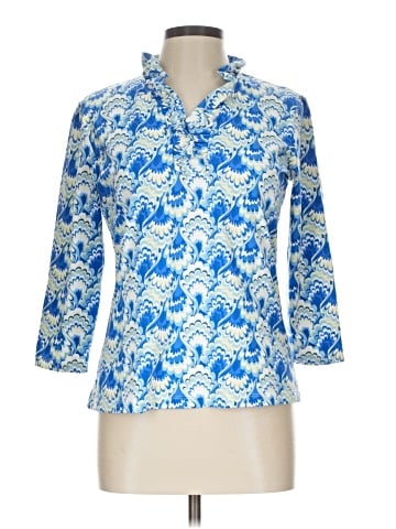 J. McLaughlin Long Sleeve Polo (view 1)