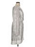 Guess 100% Polyester Metallic Silver Cocktail Dress Size 14 - photo 4