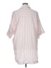 Max Mara Stripes Pink Short Sleeve Button-Down Shirt Size 16 - photo 2