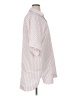 Max Mara Stripes Pink Short Sleeve Button-Down Shirt Size 16 - photo 4