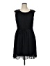 Robbie Bee Solid Black Casual Dress Size 14 - photo 1