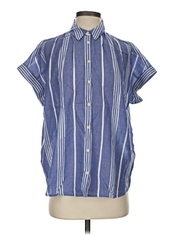 Madewell Central Shirt in Highley Stripe (view 1)