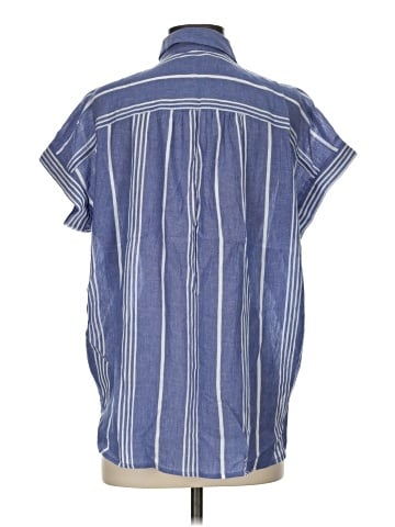 Madewell Central Shirt in Highley Stripe (view 2)