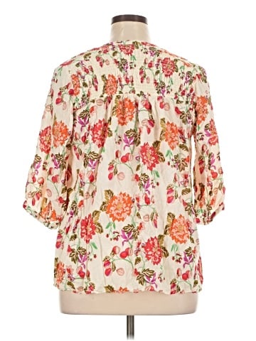 Rose + Olive Short Sleeve Blouse (view 2)