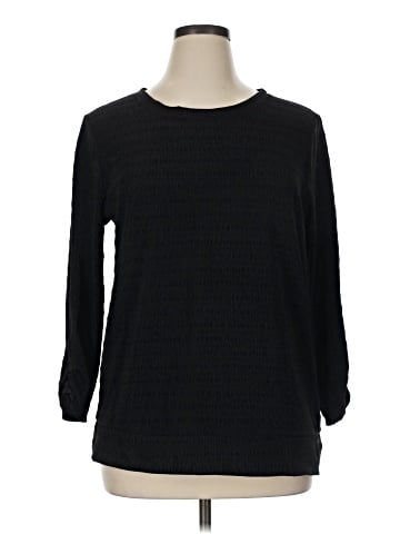 Simply Vera Vera Wang 3/4 Sleeve T-Shirt (view 1)