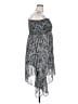 Connected Apparel 100% Polyester Paisley Silver Cocktail Dress Size 2X - photo 4