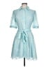 Derek Lam 100% Polyester Blue Casual Dress Size EU (IT) 46 / US 10 - photo 1