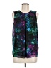 Ellen Tracy 100% Polyester Teal Sleeveless Blouse Size M - photo 1