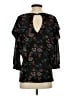 Free People Black 3/4 Sleeve Blouse Size S - photo 2