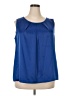 Kasper Blue Sleeveless Blouse Size 2X - photo 1