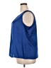 Kasper Blue Sleeveless Blouse Size 2X - photo 5