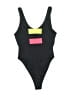 All Access Solid Black One Piece Swimsuit Size S - photo 2