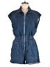 Fabletics Solid Blue Romper Size 10 - photo 1