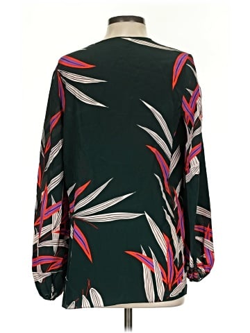 Diane von Furstenberg Long Sleeve Silk Top (view 2)