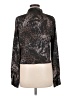 Guess Animal Print Black Long Sleeve Blouse Size M - photo 2