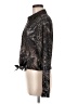 Guess Animal Print Black Long Sleeve Blouse Size M - photo 5