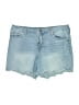 Seven7 Blue Denim Shorts Size 16 - photo 1