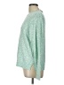 J.Crew Factory Store Tweed Green Pullover Sweater Size L - photo 5