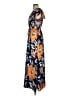 H&M 100% Polyester Floral Black Casual Dress Size XS - photo 5