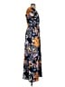 H&M 100% Polyester Floral Black Casual Dress Size XS - photo 4