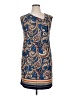 En Focus Studio Paisley Blue Cocktail Dress Size 14 - photo 1