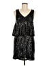 Ella Moss 100% Polyester Stars Black Cocktail Dress Size M - photo 1