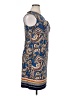 En Focus Studio Paisley Blue Cocktail Dress Size 14 - photo 4