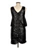 Ella Moss 100% Polyester Stars Black Cocktail Dress Size M - photo 2