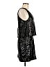 Ella Moss 100% Polyester Stars Black Cocktail Dress Size M - photo 4