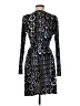 Veronica M. Animal Print Blue Cocktail Dress Size M - photo 2