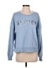 Ann Taylor LOFT Blue Sweatshirt Size M - photo 1