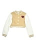 Little Lass Hearts Gold Jacket Size 8 - photo 1