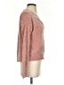 Mudd 100% Polyester Tweed Pink Pullover Sweater Size S - photo 4