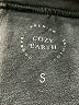 Cozy Earth Solid Black Track Pants Size S - photo 4