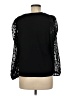 Ann Taylor LOFT Black Long Sleeve Blouse Size M - photo 2