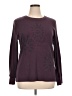 SONOMA life + style Graphic Purple Burgundy Pullover Sweater Size XL - photo 1