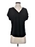 Bar III Black Short Sleeve Blouse Size S - photo 1