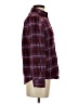 Lands' End Plaid Burgundy Long Sleeve Button-Down Shirt Size 4 (petite) - photo 4