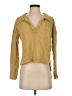 We the Free Gold Long Sleeve Polo Size XS - photo 1