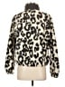 Active by Old Navy Animal Print Ivory Faux Fur Jacket Size S - photo 2