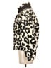 Active by Old Navy Animal Print Ivory Faux Fur Jacket Size S - photo 5
