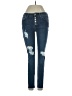 Free People Hearts Blue Jeans Size 26 waist - photo 1