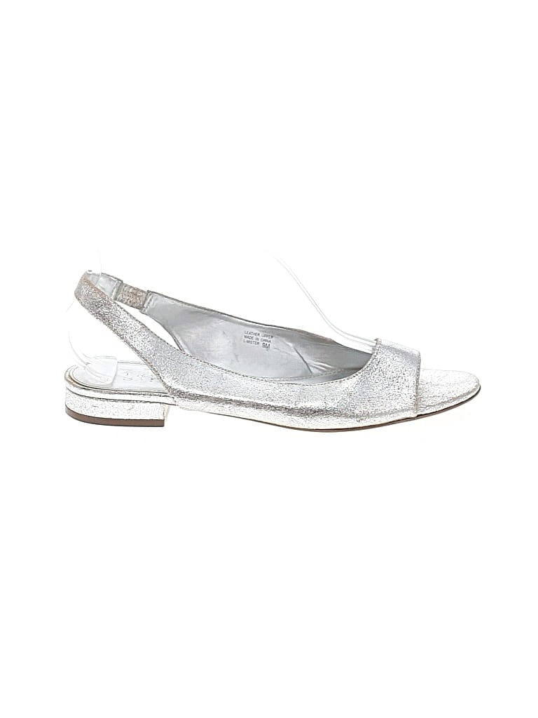Pre-owned Franco Sarto Sandals In Silver