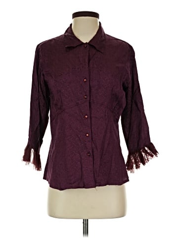 April Cornell 3/4 Sleeve Button-Down Shirt (view 1)